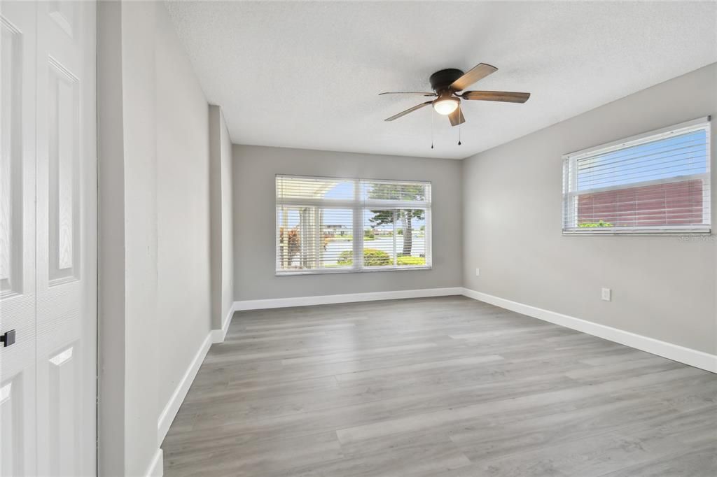 Bedroom #2 is an oversized room with a view!