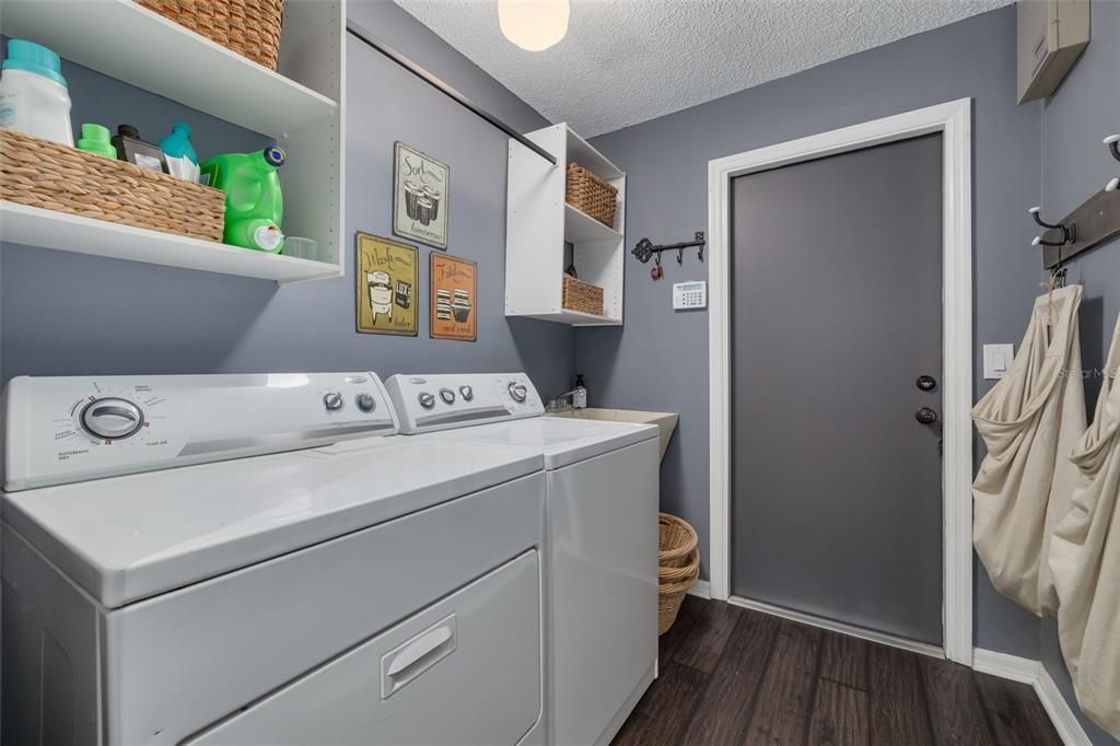 Utility Room/Wash Room, Leading To Garage