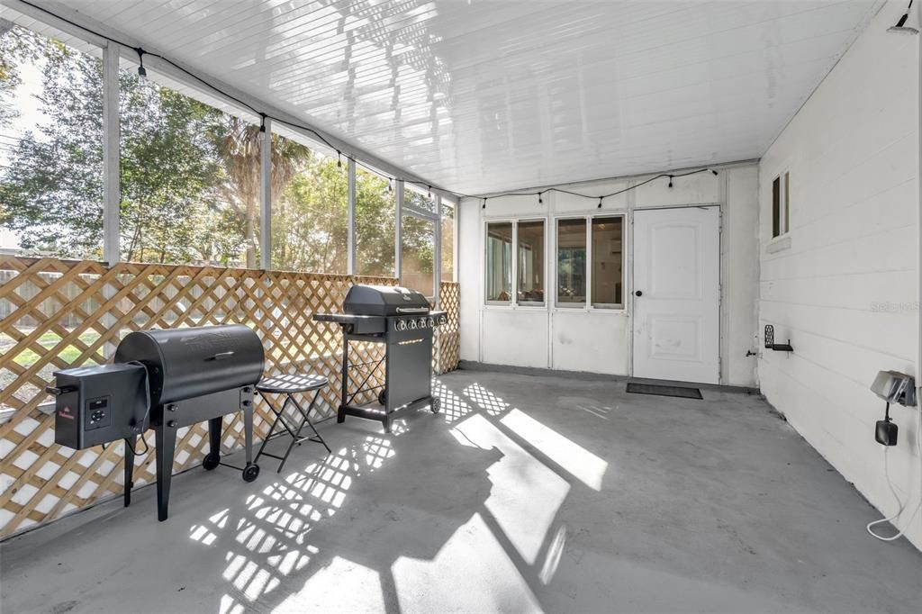 Screened porch