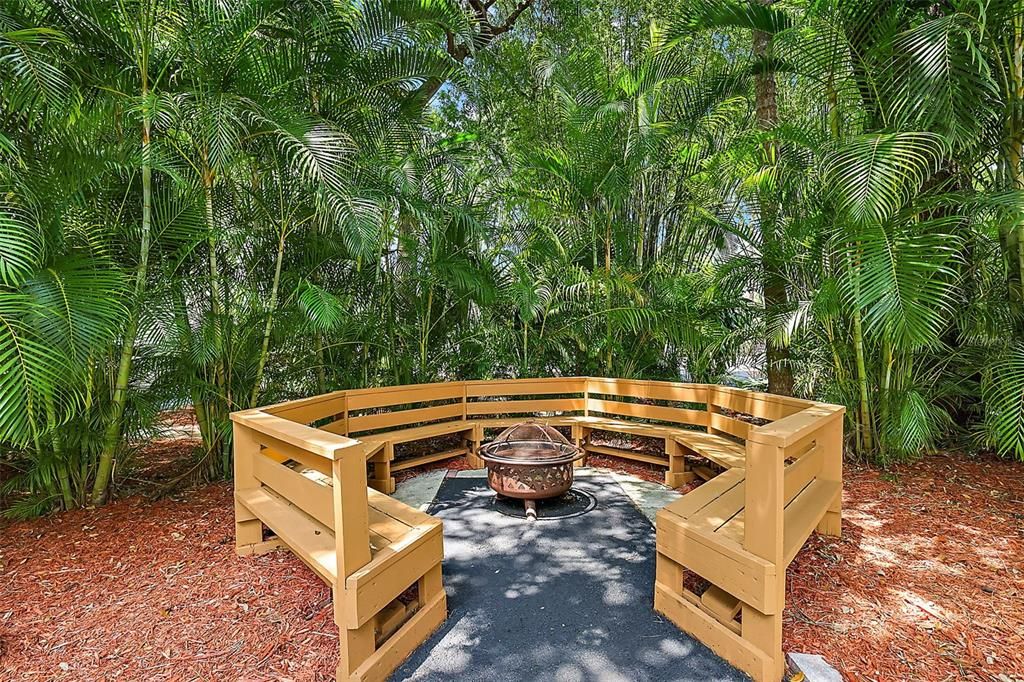 outdoor Sitting Area in Front of Home