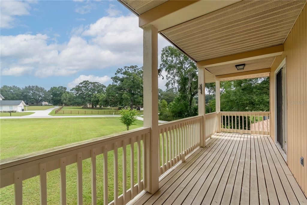 Front balcony view