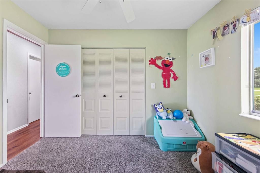 Bedroom 2 with built-in closet