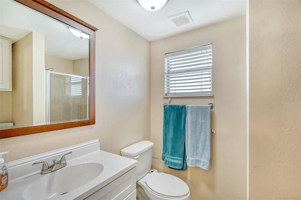 Master Bathroom features shower