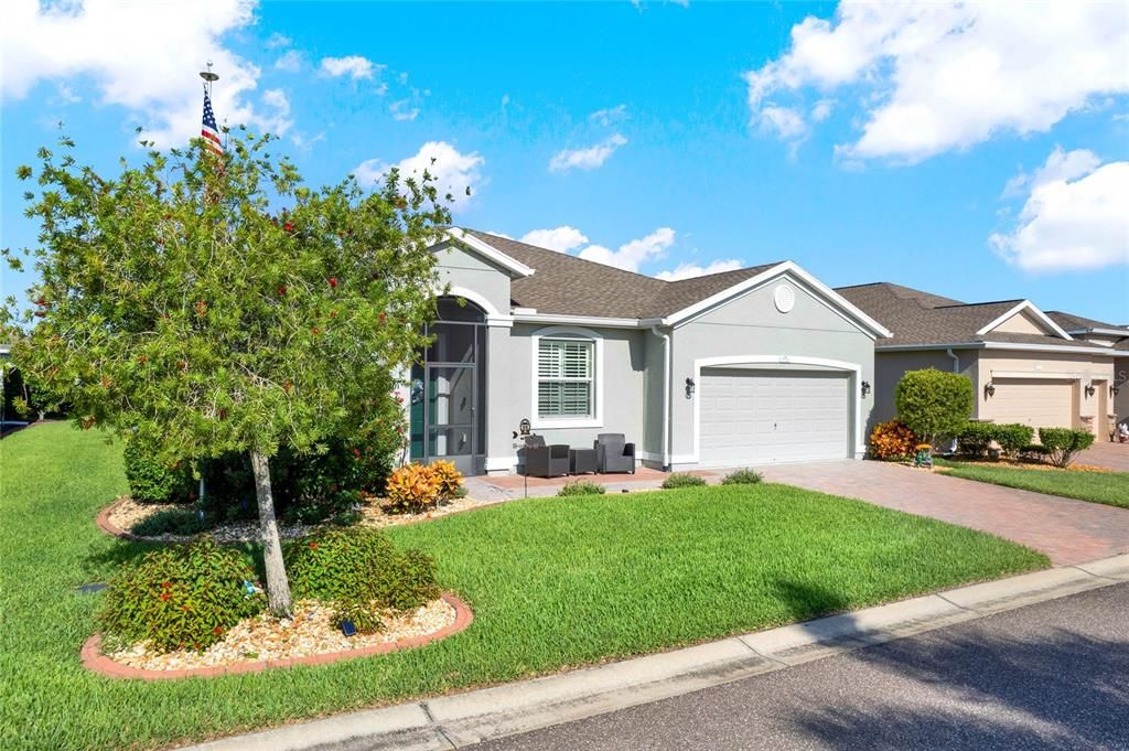 Screened in Front Entrance with Ring Doorbell, Keyless Entry Smart Lock & Alarm System