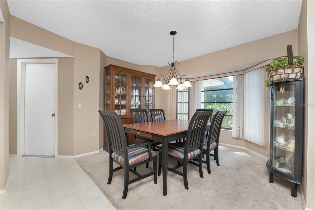 Formal dining area has room for the whole family!