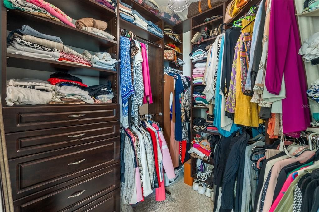 Master Walk-in Closet