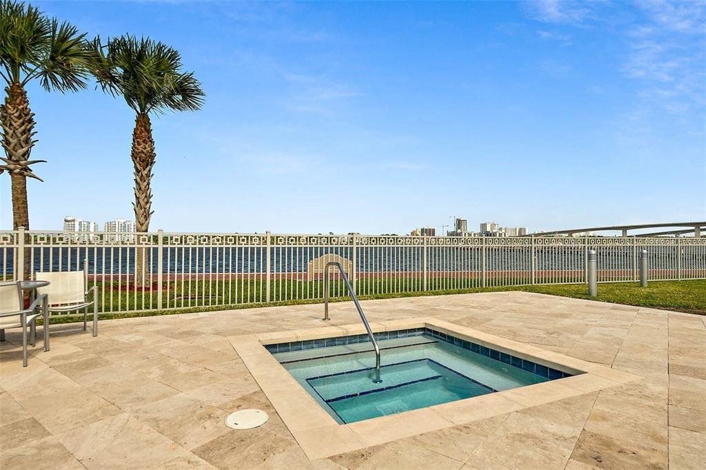 Hot Tub Overlooks River