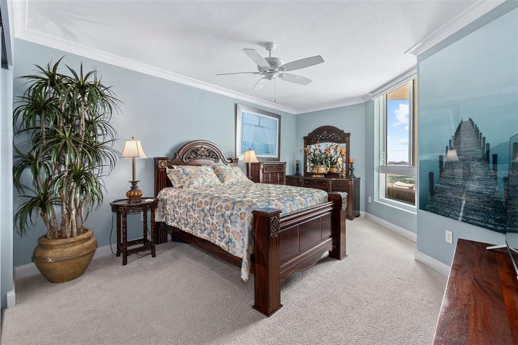 Bedroom 2 with Crown Molding