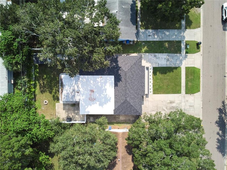 aerial view of the duplex