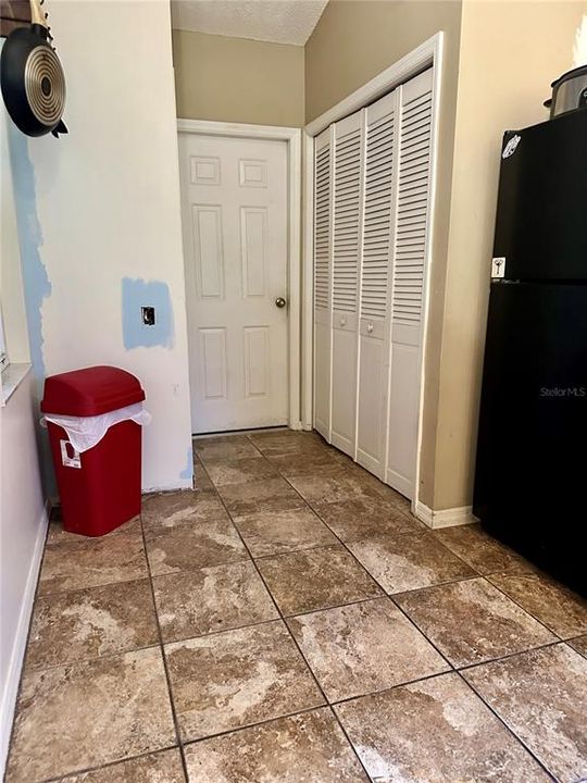 Kitchen Area-leads to Inside Laundry and  straight ahead garage door