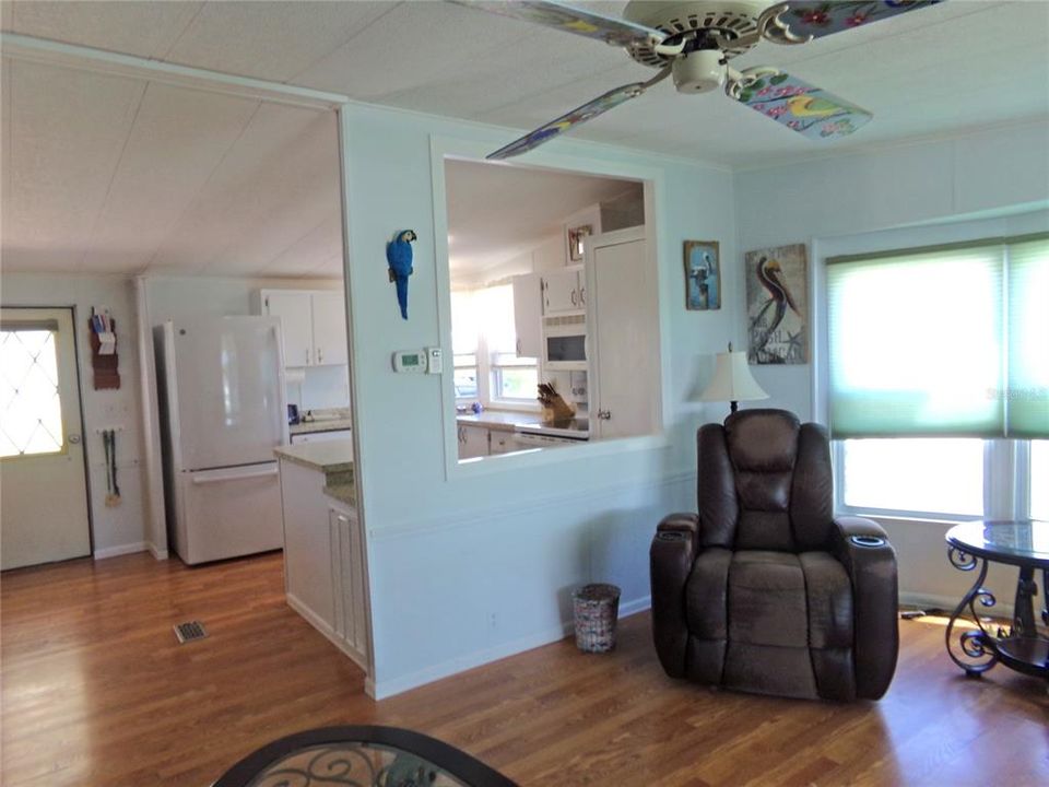 kitchen from living room