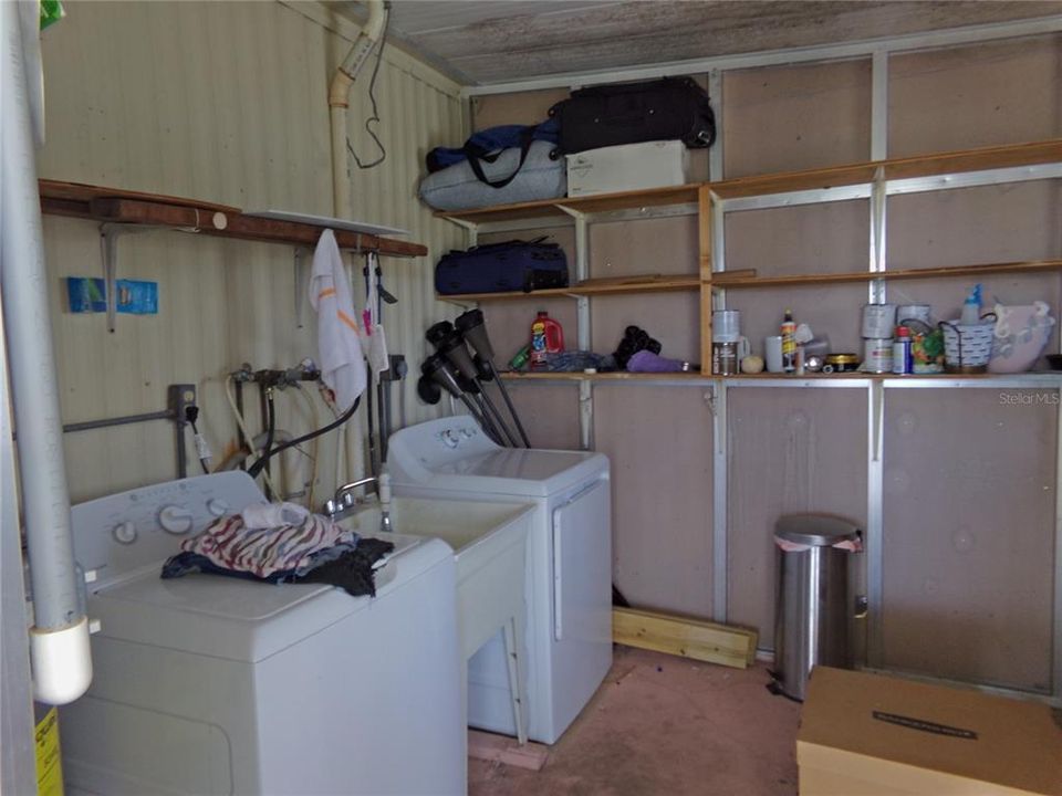 Storage and laundry