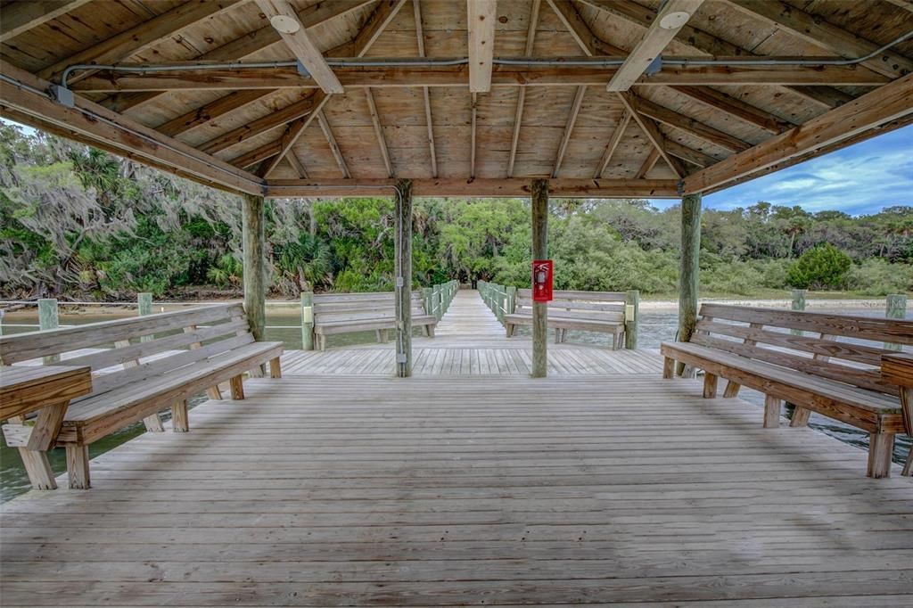 Covered Dock Area