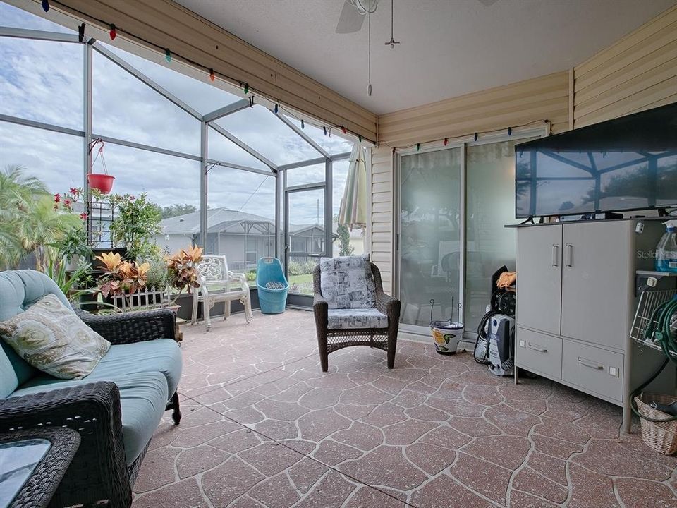 PLENTY OF ROOM FOR A GRILL, A PATIO SET, WHATEVER YOU WANT TO MAKE OF THIS SPACE!