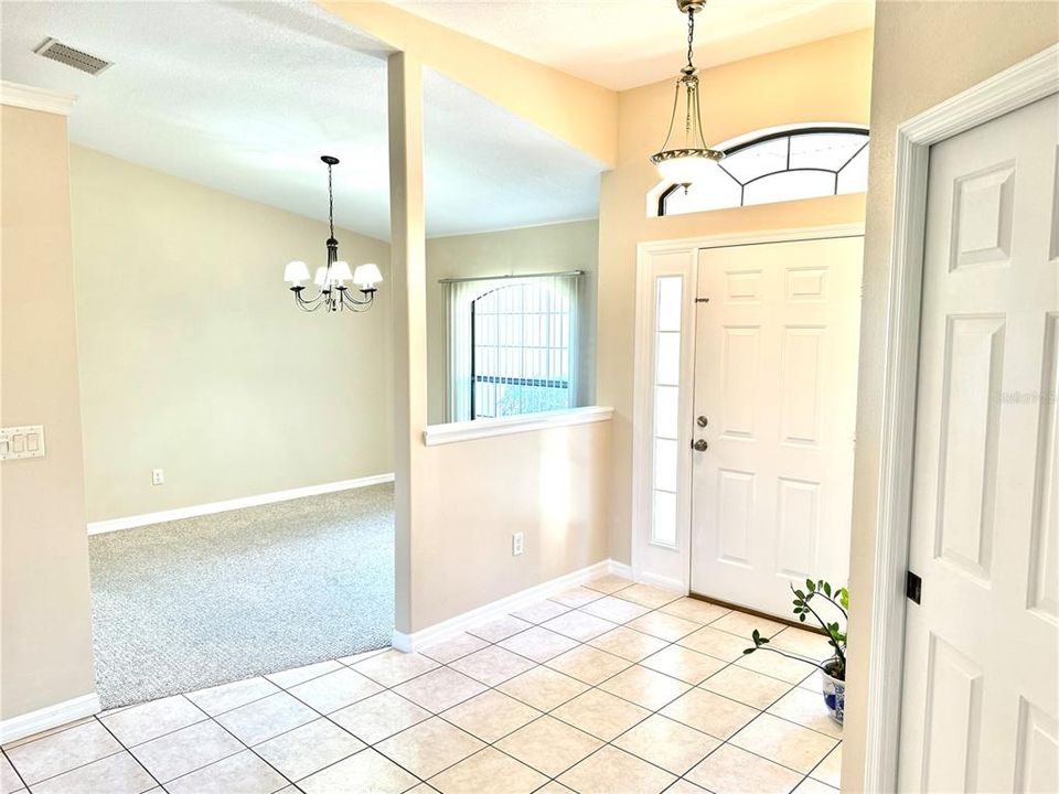 Front Door looking to Dinning Room