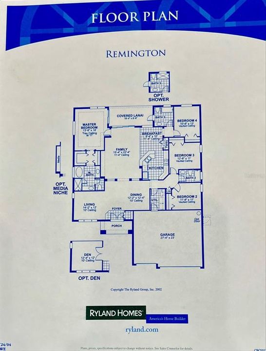 Floor Plan of the Home