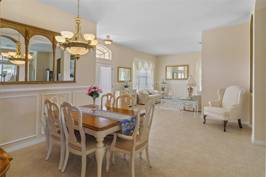 View 2 of the Beautiful  Formal Dining Room