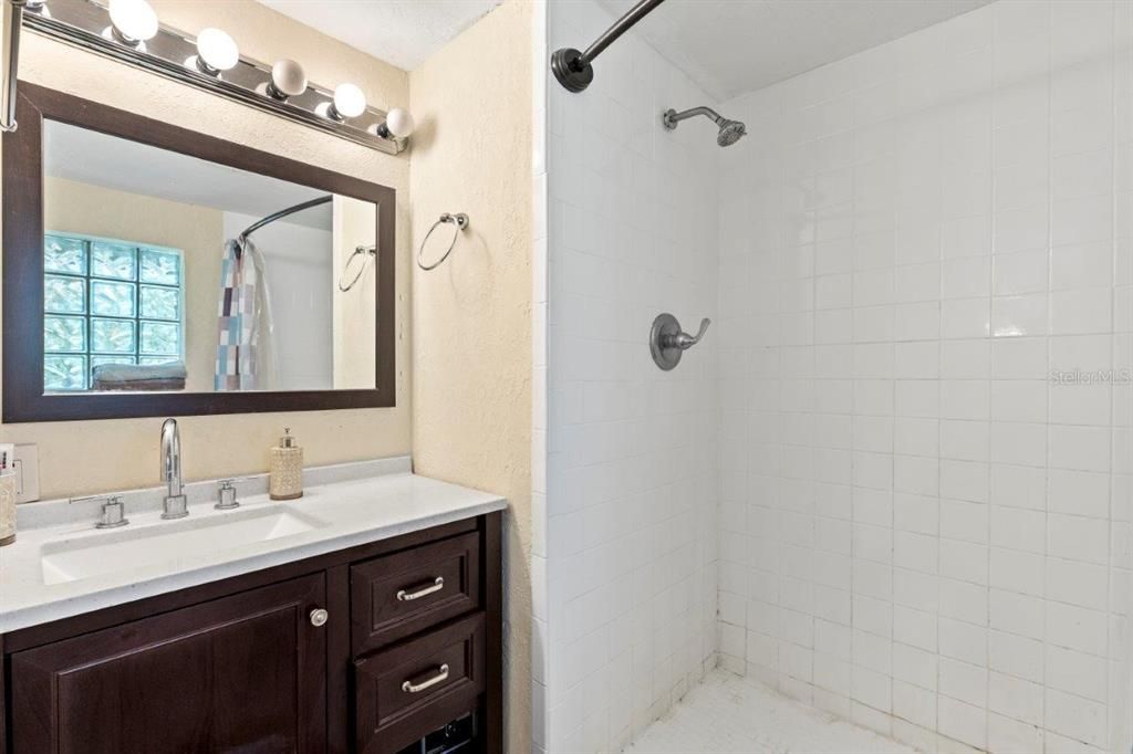 Owners ensuite bathroom with a walk-in shower.