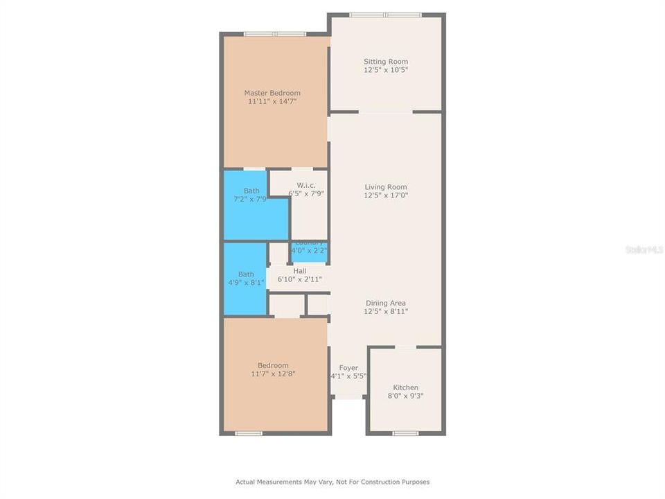 Active With Contract: $115,000 (2 beds, 2 baths, 1135 Square Feet)