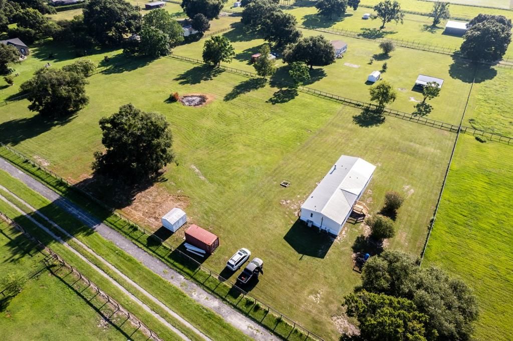 Ariel view from southwest corner