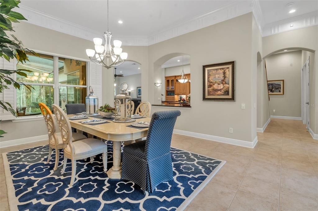 Formal Dining Room w / Pass thru to Kitchen