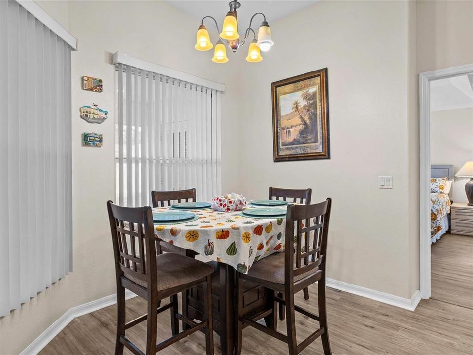 Start the day at this Breakfast room filled with natural light.