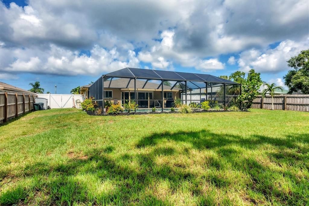 Spacious Fenced Backyard