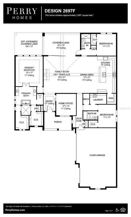 На продажу: $839,900 (3 спален, 3 ванн, 2697 Квадратных фут)