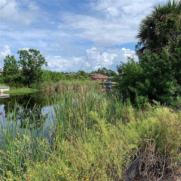 Property is located on a saltwater canal