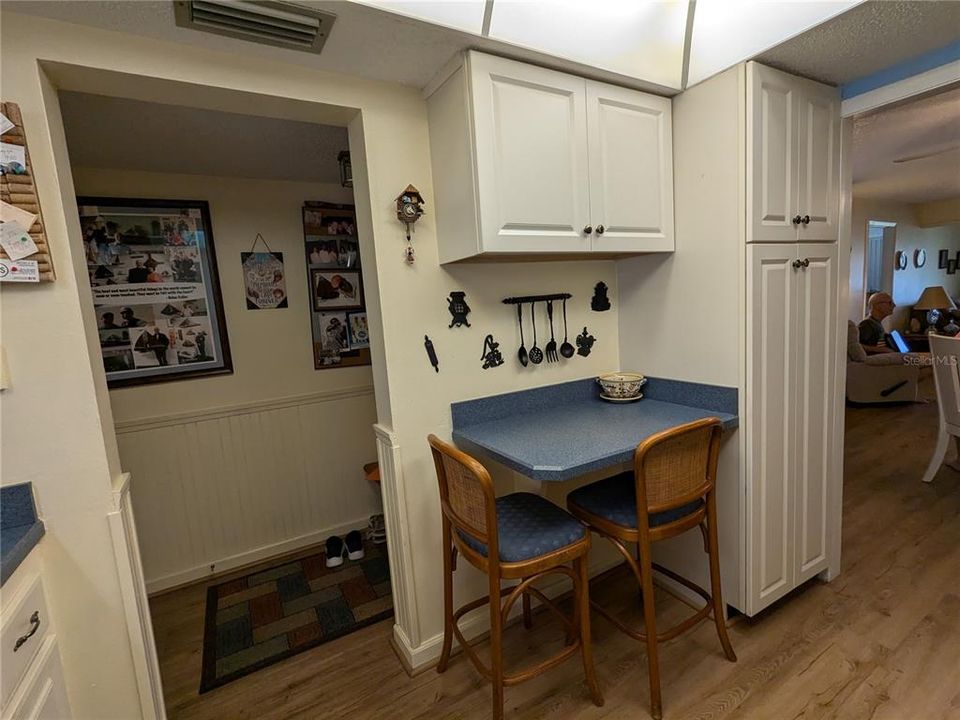 Kitchen - easy access from entry and to dining