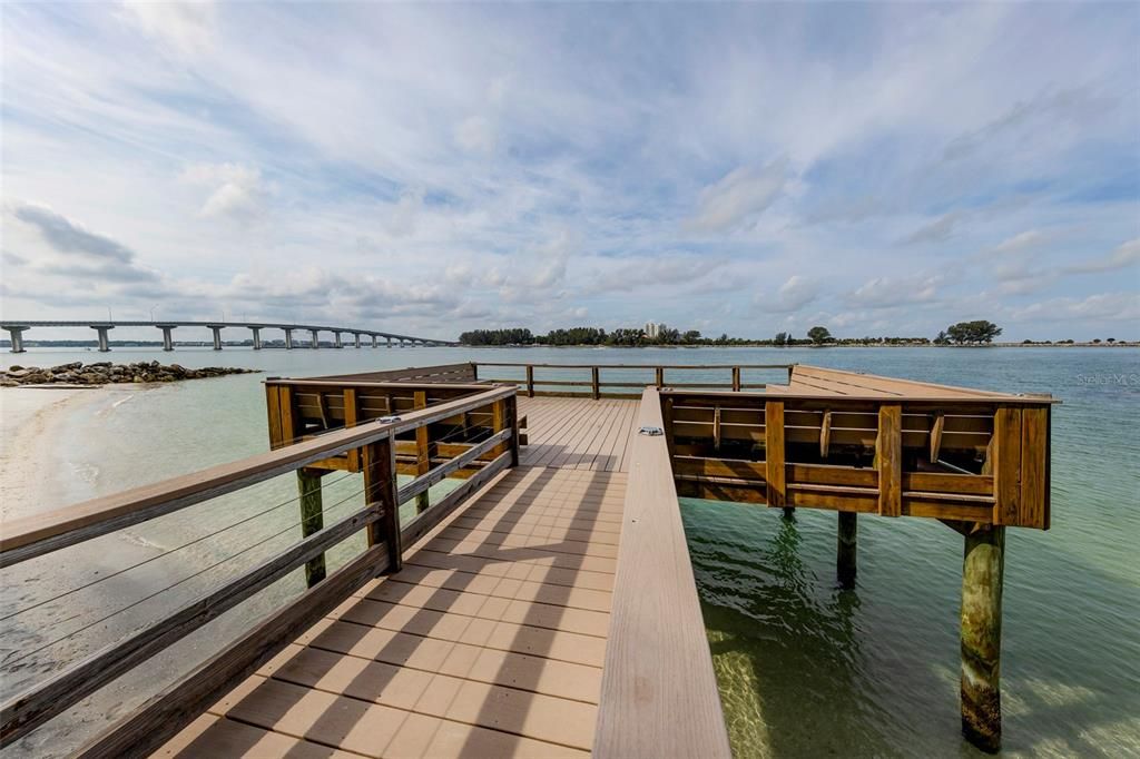 Private Beach and Pier