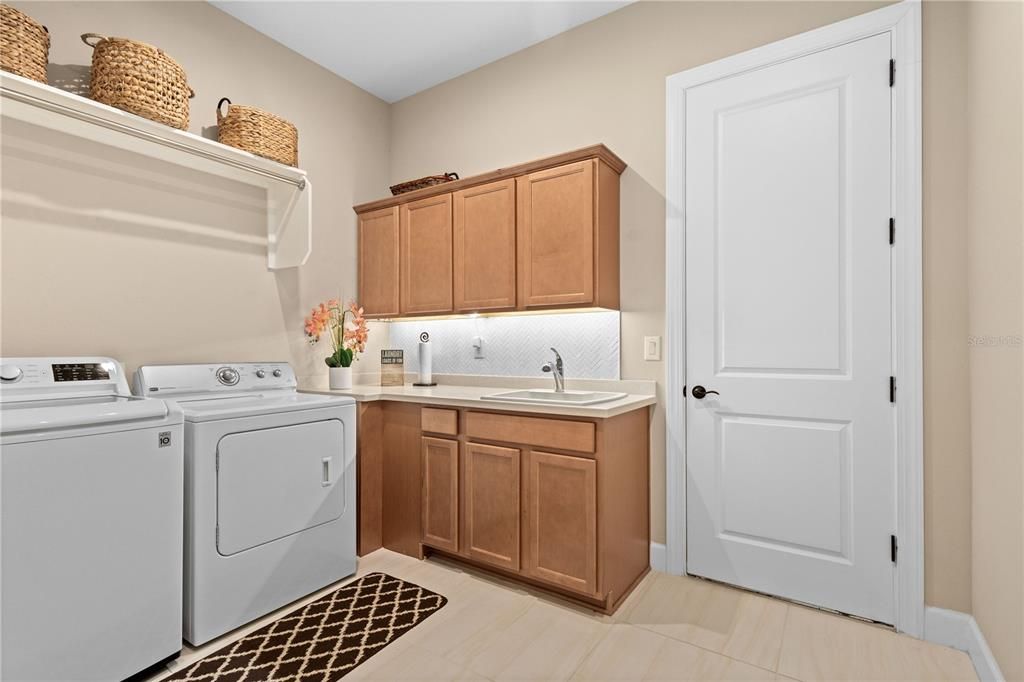 Large laundry room