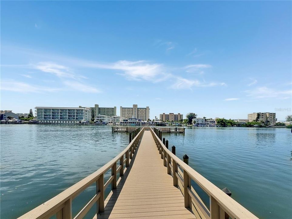 Fishing dock on intra-coastal