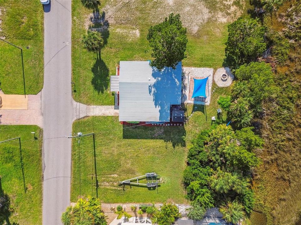 little beach town road in front of the home and Gulf view across the street