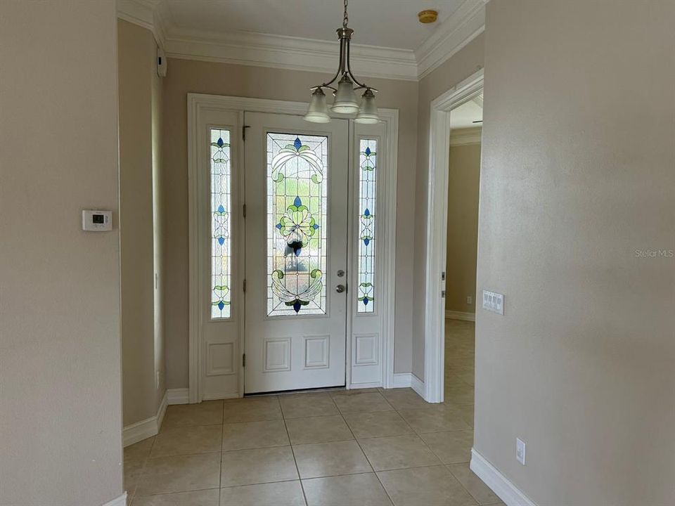 Stained glass front door