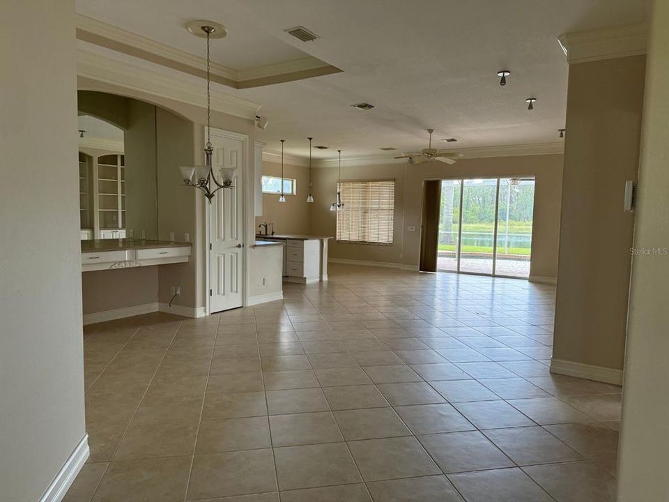 Open concept as you walk in