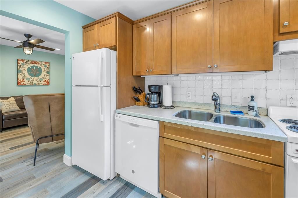 Downstairs duplex kitchen