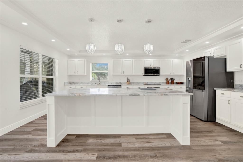 granite top kitchen island