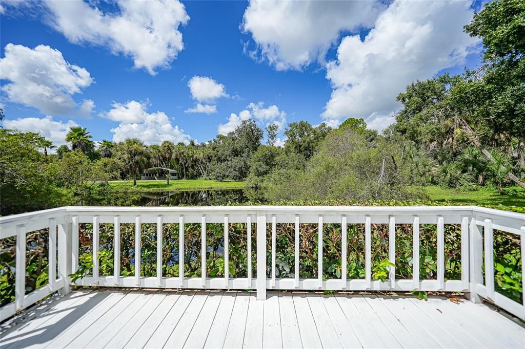 Outdoor Patio Overlooking Lake