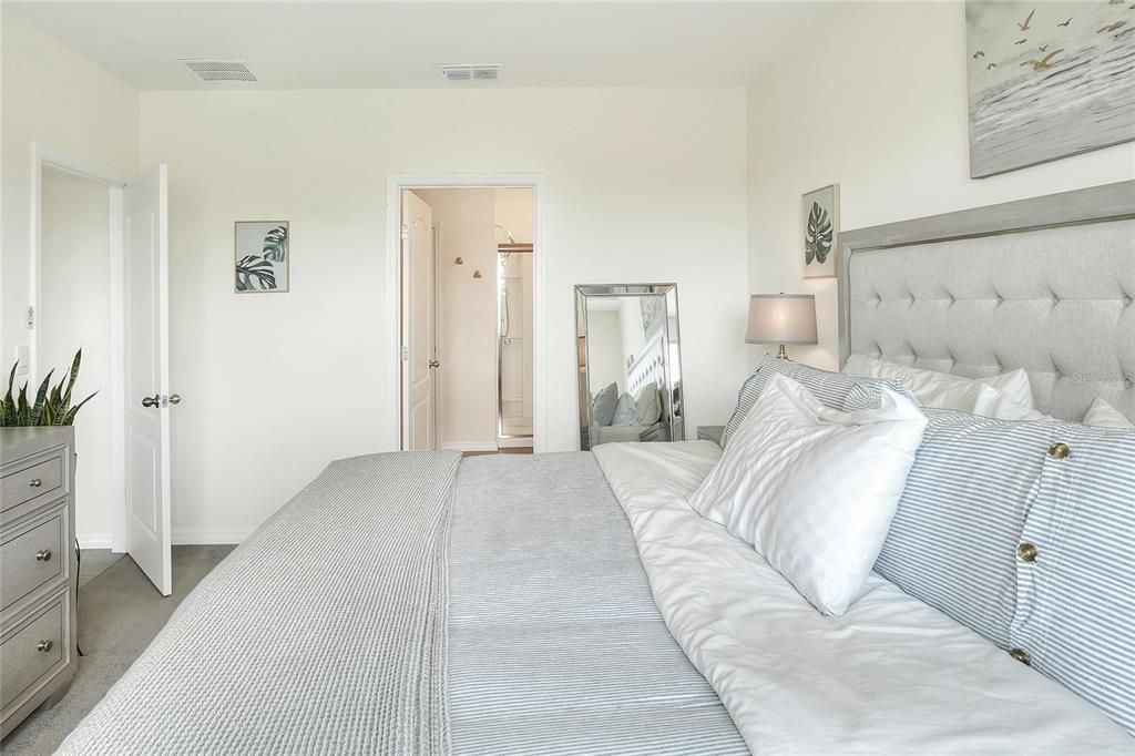 Primary Bedroom with Walk-In Closet and EnSuite Bath