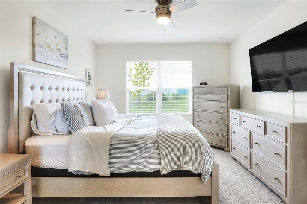 Primary Bedroom with Walk-In Closet and EnSuite Bath