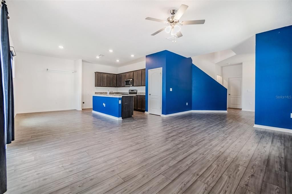 View of Kitchen from Living Room