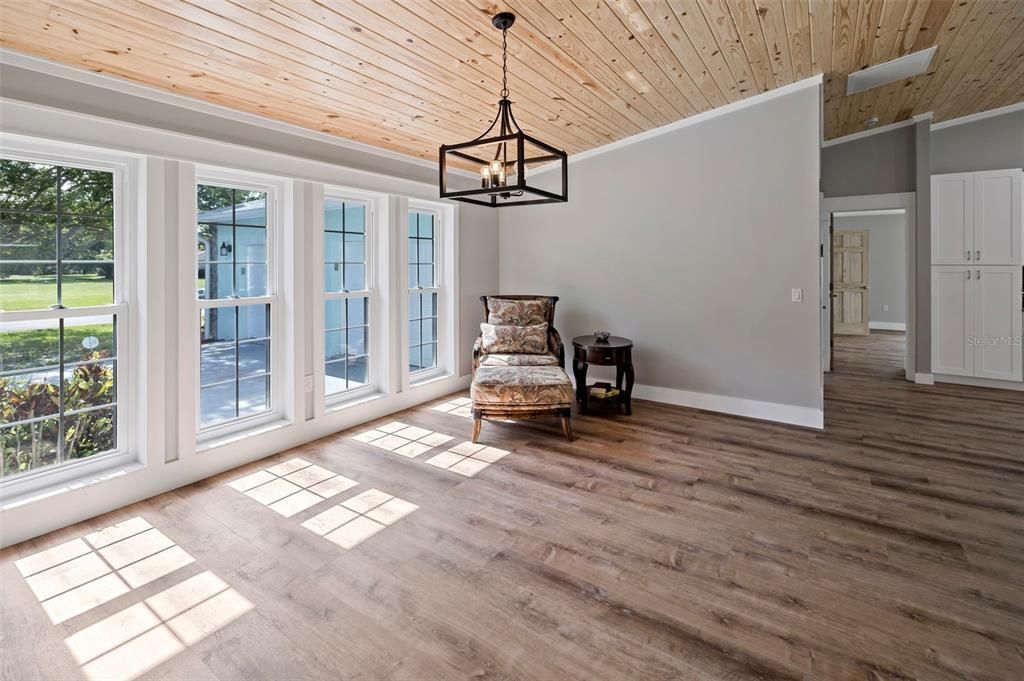 Dining Area . Natural Light . Updated windows