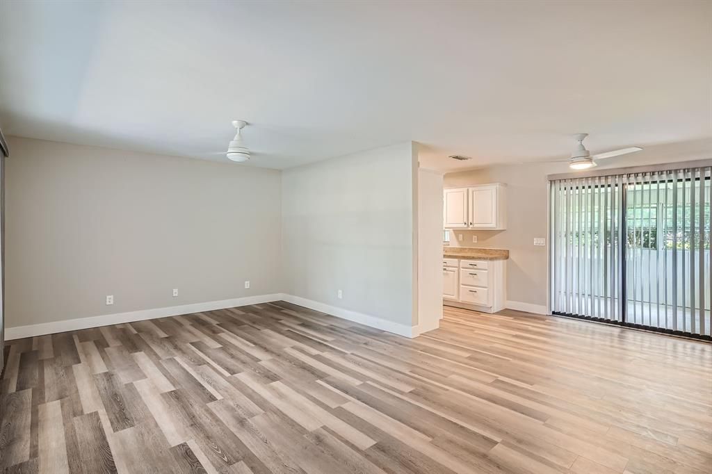 Living room from front door