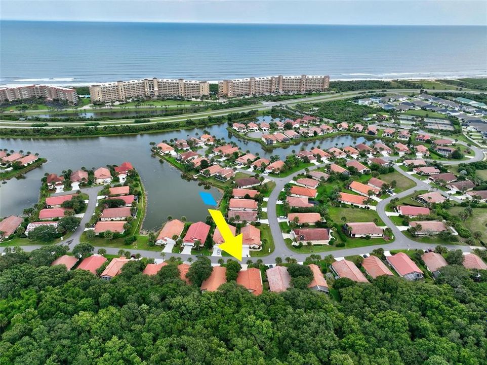 Drone Shot Looking to Surfside Condo Communities