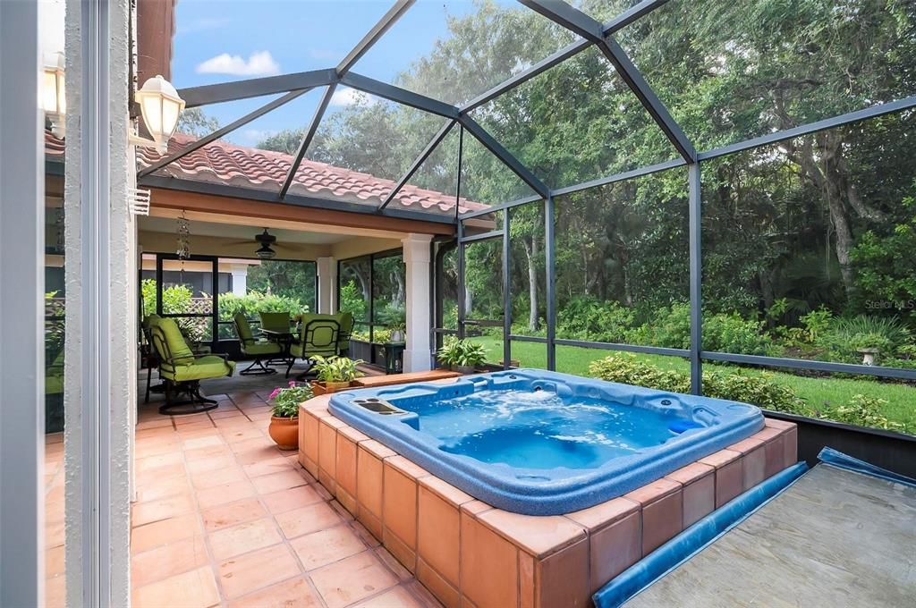 Amazing Built-in Hot Tub inside the HUGE LANAI