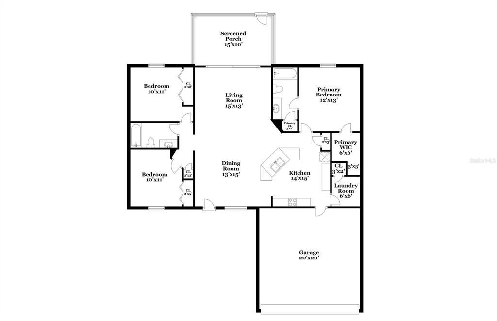 For Rent: $1,870 (3 beds, 2 baths, 1408 Square Feet)