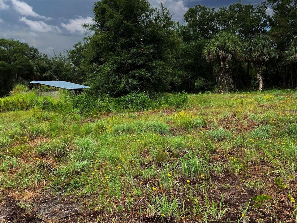 small barn located on cleared property