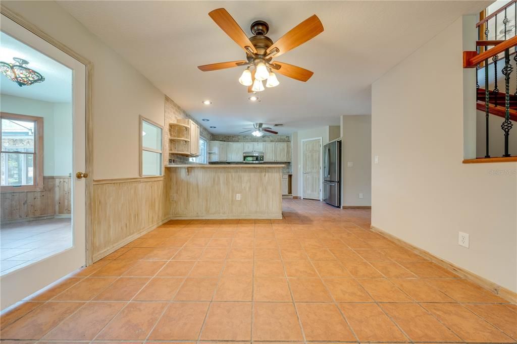 Kitchen from family room