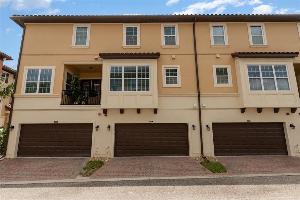 Rear entry 2 car garage